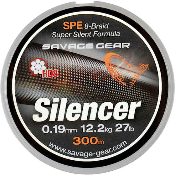SG HD8 Silencer Braid 0.19 mm 120 m Green
