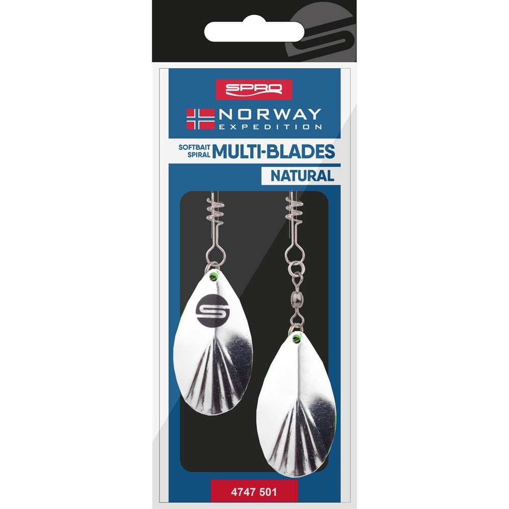SPRO Norway Expedition Multi-Blades Glow Uv  2-pack