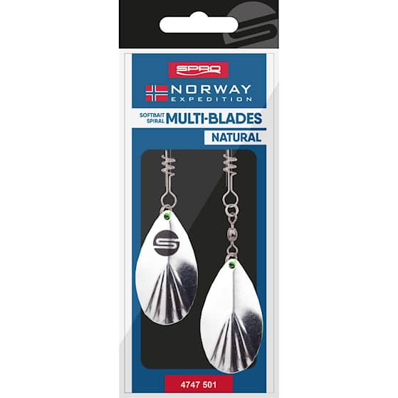 SPRO Norway Expedition Multi-Blades Glow Uv 2-pack