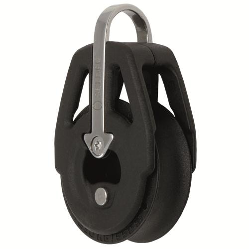 Selden Block Enkelt 10mm Fast.Kull.