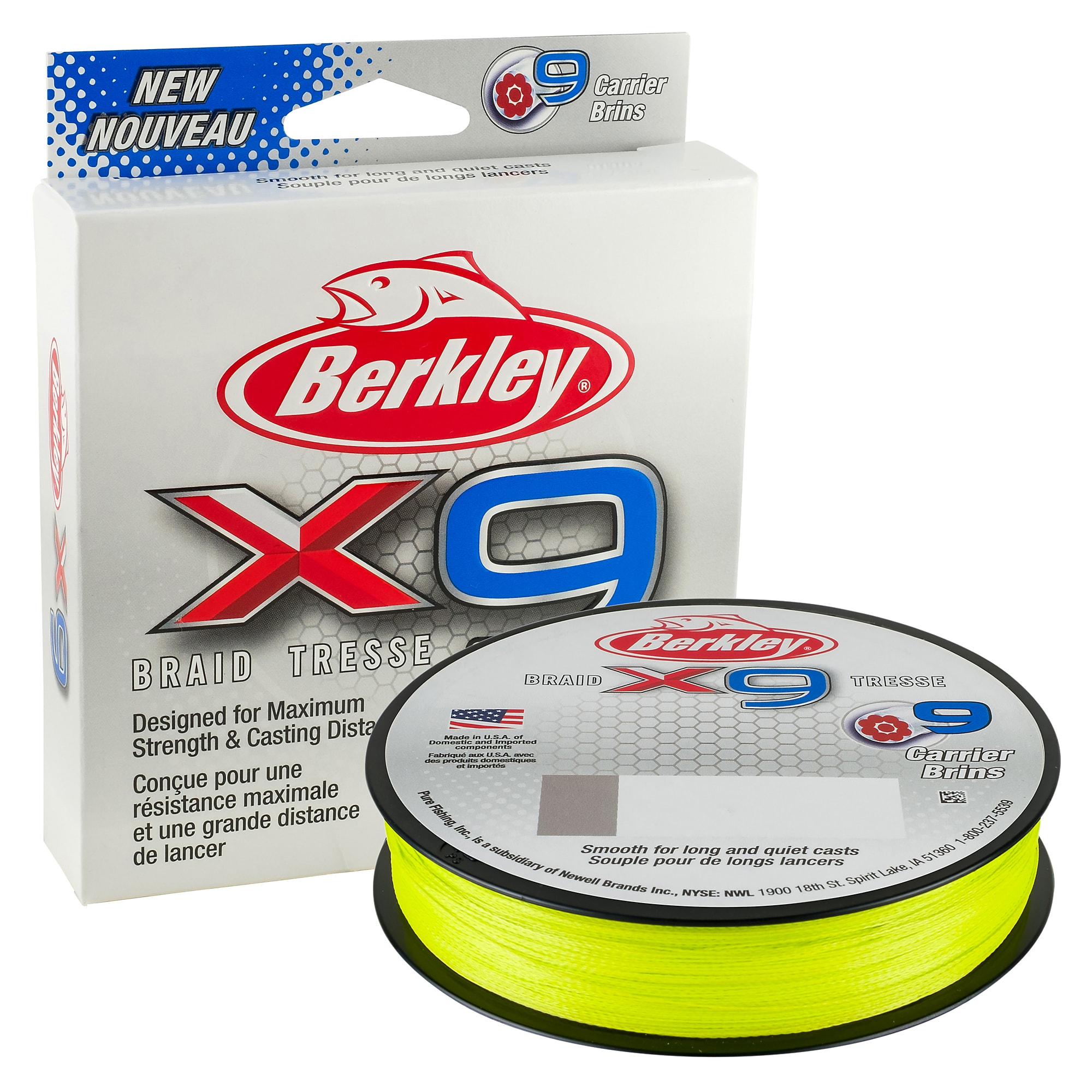 Berkley X9 0,17 mm 150 m Flame Green