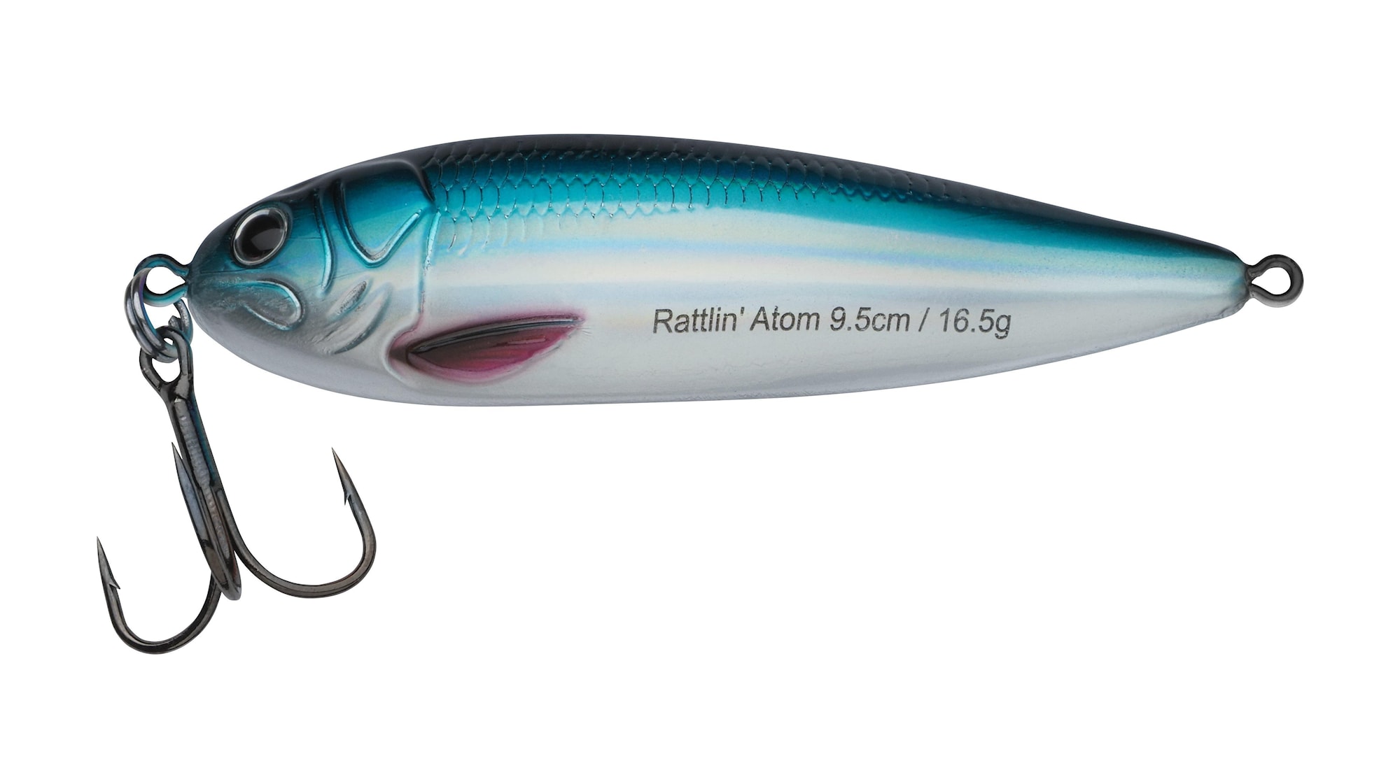 Abu Garcia Rattlin Atom 9,5cm - Silver Roach