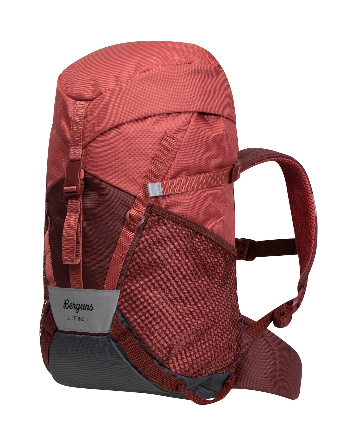 Bergans Lilletind 12L Ryggsäck Barn Rusty Dust/Amarone Red