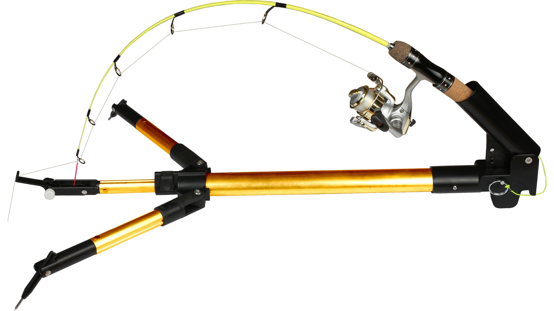 Wiggler Auto Striker spöhållare med linutlösare