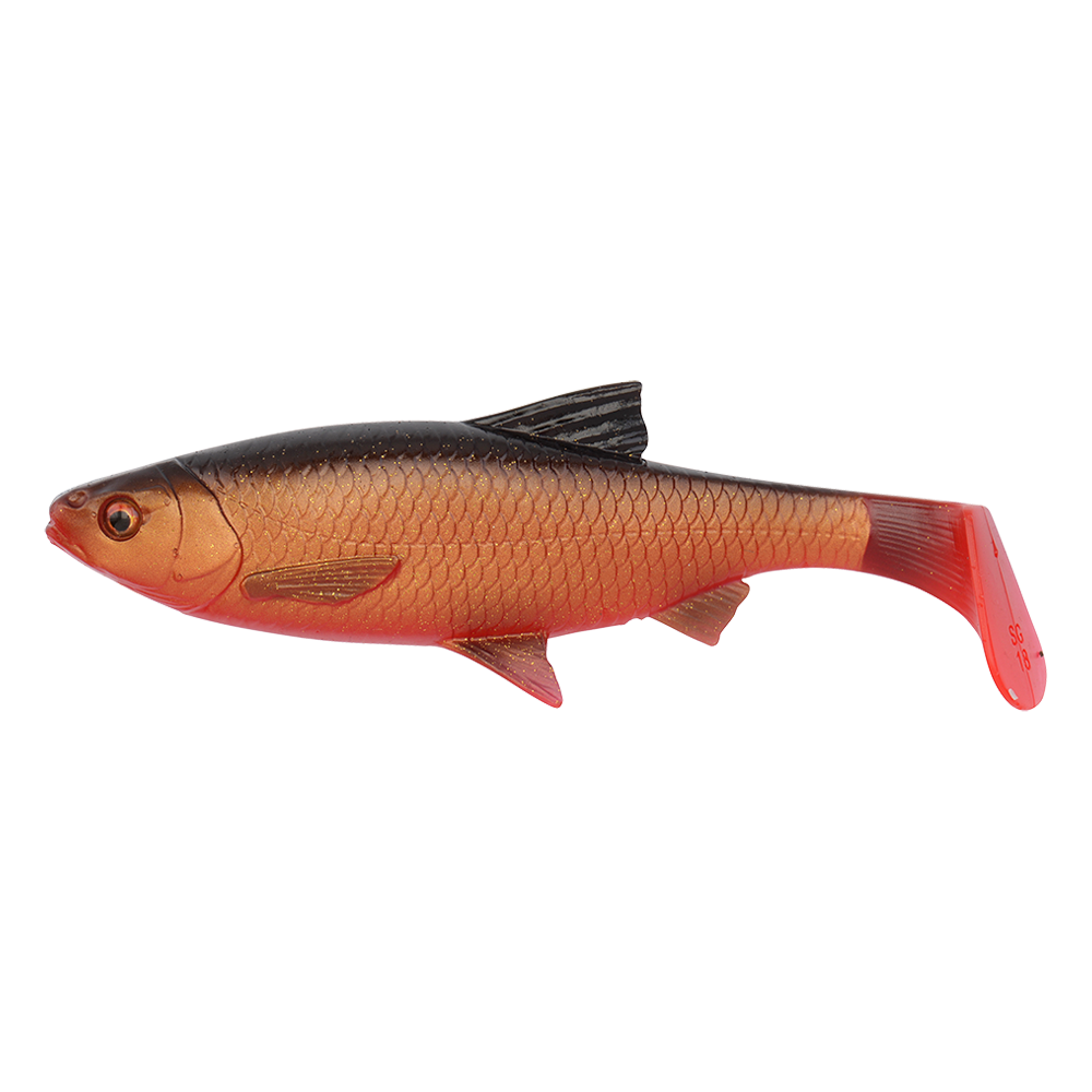 SG 3D LB River Roach Paddletail 22 cm Blood Belly 2-pack