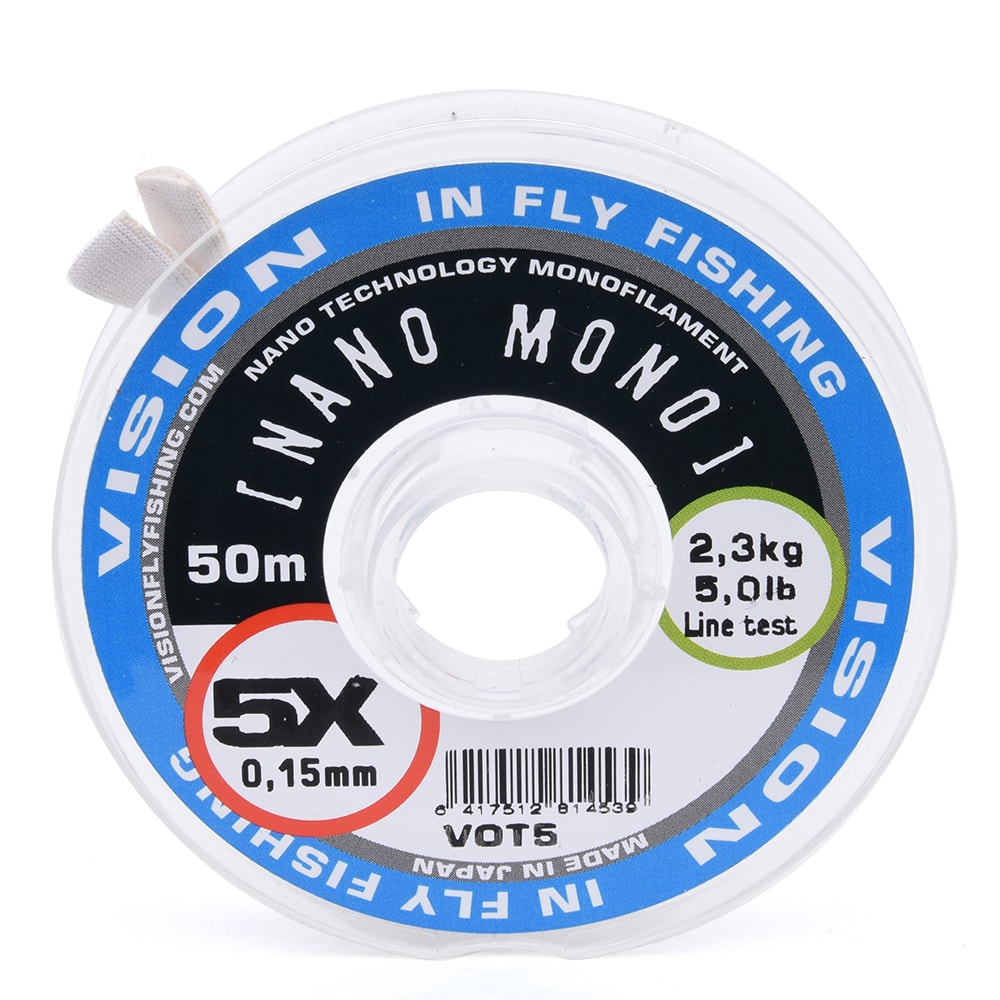 Vision NANO MONO 50m tippet 5X -