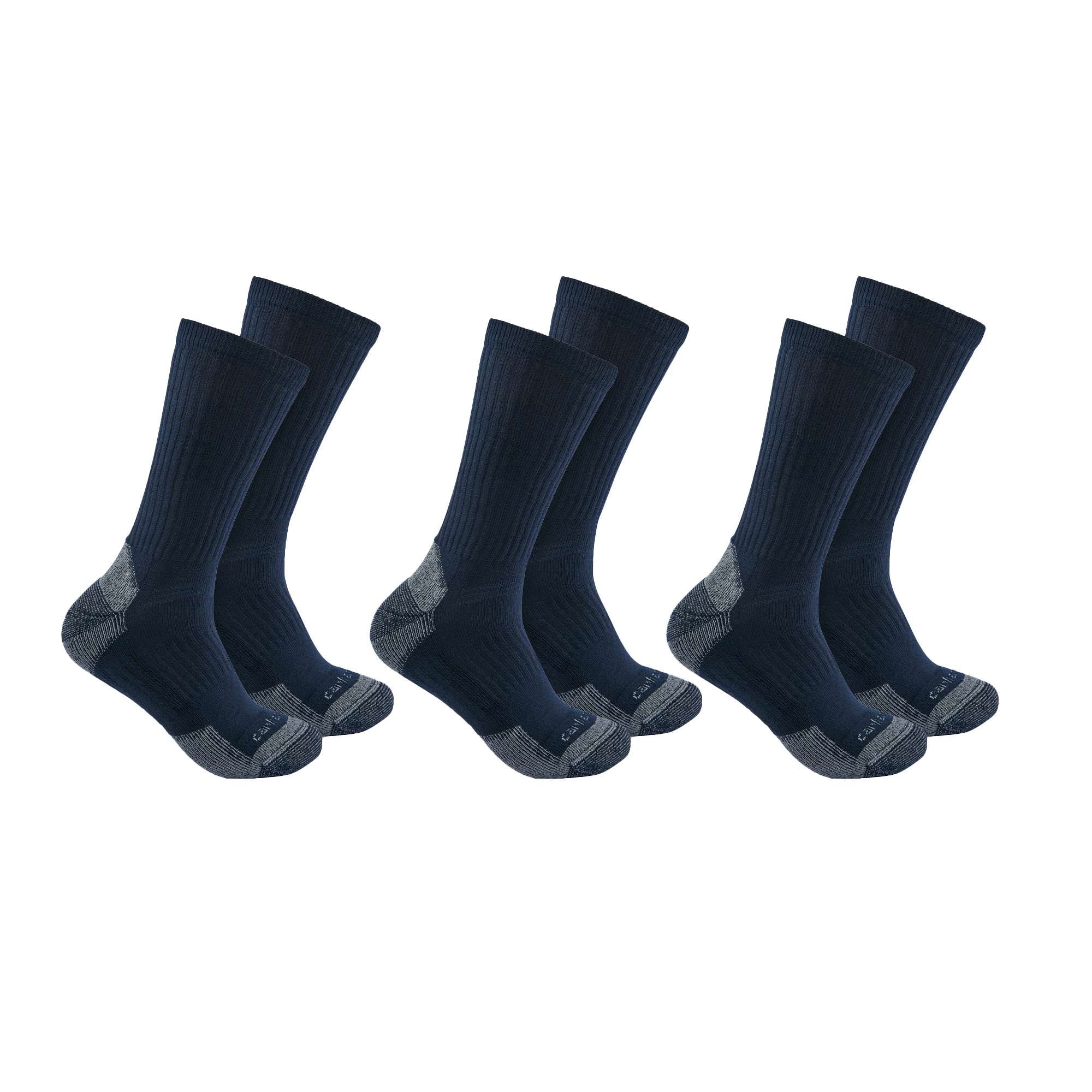 Carhartt Crew Strumpor 3-Pack Herr Navy M