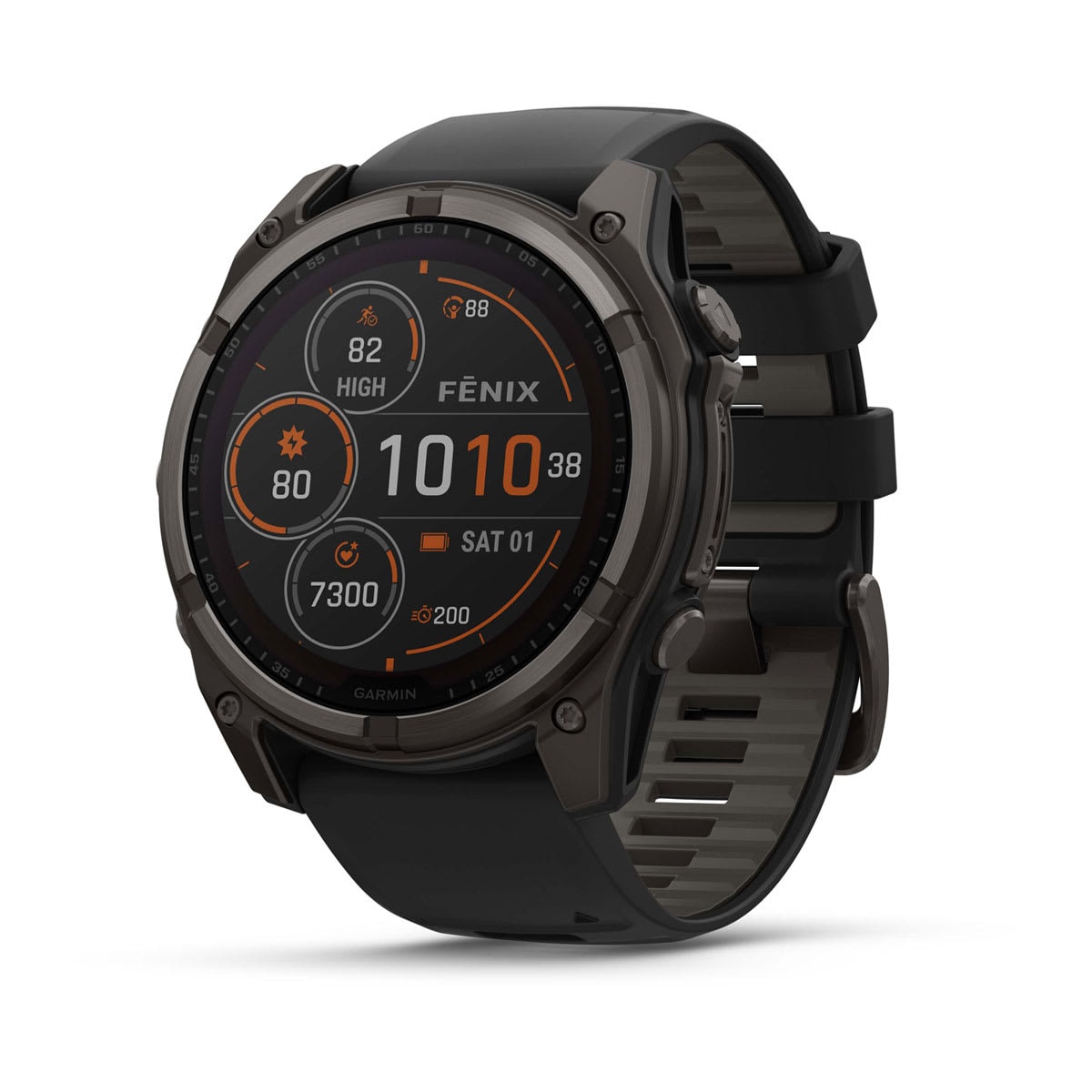 Garmin Fenix 8 Smartklocka 51mm Sapphire Solar Carbon Gray -