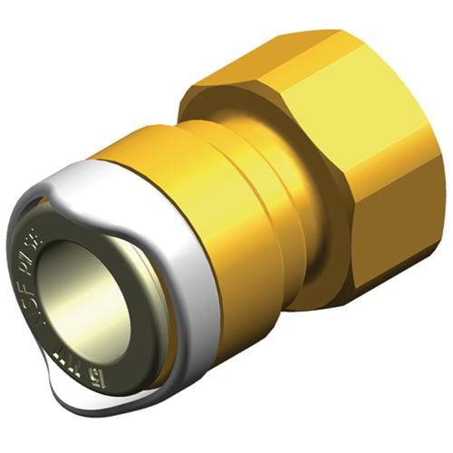 Whale Adapter 1/2" Bsp-15mm Mässing