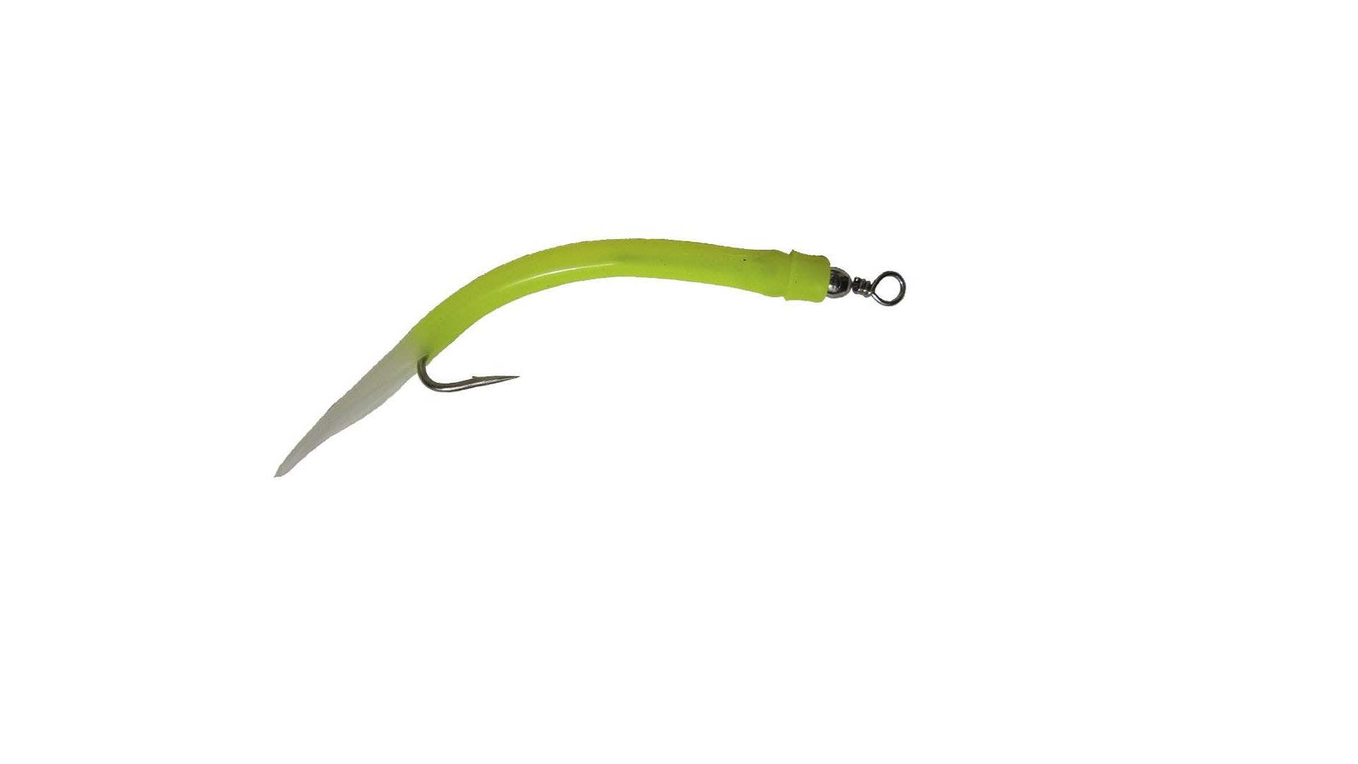 Wiggler Gummi Makk färdigriggad #10/0 Gul/Lys 3-pack