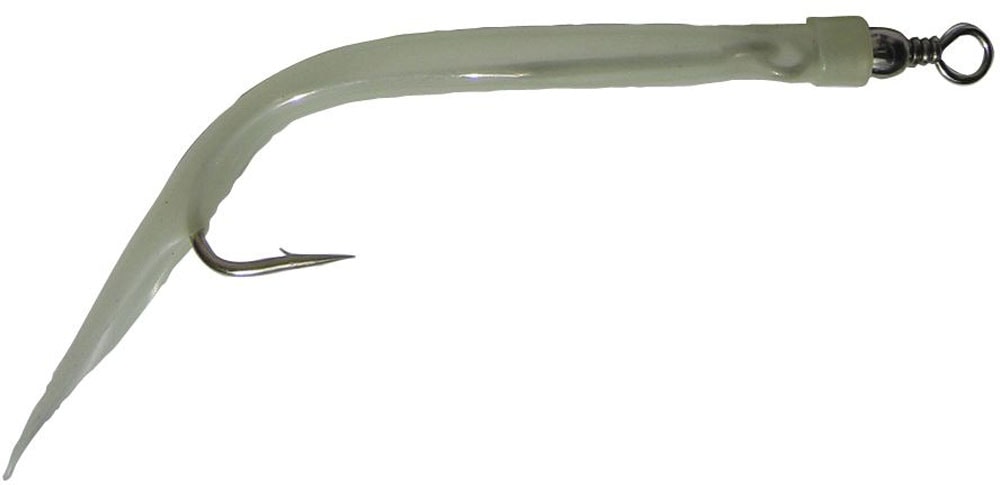 Wiggler Gummi Makk Natural lys #10/0 4-pack -