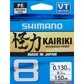 Shimano Line Kairiki 8 0,10mm 150m Steel Gray